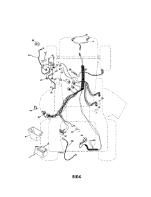 Electrical parts for Craftsman Front-Engine Lawn Tractor 917273170 from AppliancePartsPros.com