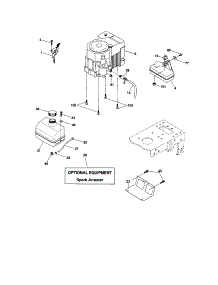 Engine parts for Craftsman Front-Engine Lawn Tractor 917273180 from AppliancePartsPros.com