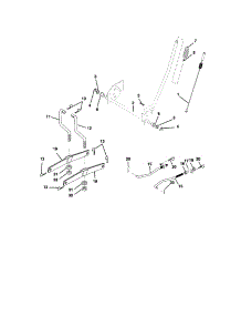 Lift Assembly parts for Craftsman Front-Engine Lawn Tractor 917273180 from AppliancePartsPros.com