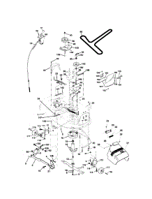 Mower Deck parts for Craftsman Front-Engine Lawn Tractor 917273180 from AppliancePartsPros.com