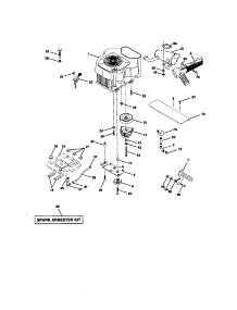 Engine parts for Craftsman Front-Engine Lawn Tractor 917273200 from AppliancePartsPros.com