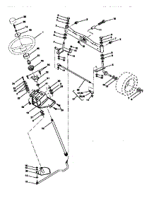 Steering Assembly parts for Craftsman Front-Engine Lawn Tractor 917273220 from AppliancePartsPros.com