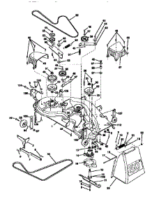 Mower Deck parts for Craftsman Front-Engine Lawn Tractor 917273220 from AppliancePartsPros.com