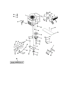 Engine parts for Craftsman Front-Engine Lawn Tractor 917273221 from AppliancePartsPros.com