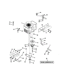 Engine parts for Craftsman Front-Engine Lawn Tractor 917273222 from AppliancePartsPros.com