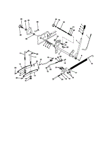 Lift Assembly parts for Craftsman Front-Engine Lawn Tractor 917273223 from AppliancePartsPros.com