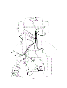 Electrical parts for Craftsman Front-Engine Lawn Tractor 917273241 from AppliancePartsPros.com