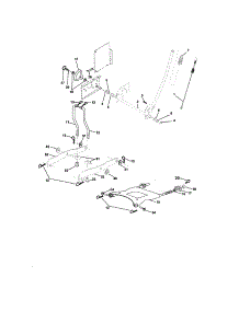Lift Assembly parts for Craftsman Front-Engine Lawn Tractor 917273241 from AppliancePartsPros.com
