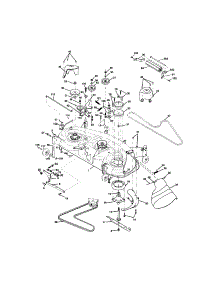 Mower Deck parts for Craftsman Front-Engine Lawn Tractor 917273260 from AppliancePartsPros.com