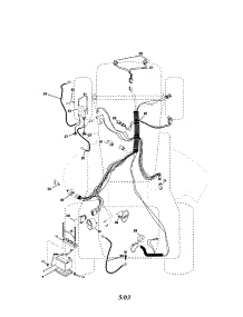 Electrical parts for Craftsman Front-Engine Lawn Tractor 917273281 from AppliancePartsPros.com