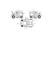 Decals parts for Craftsman Front-Engine Lawn Tractor 917273281 from AppliancePartsPros.com