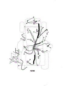 Electrical parts for Craftsman Front-Engine Lawn Tractor 917273320 from AppliancePartsPros.com
