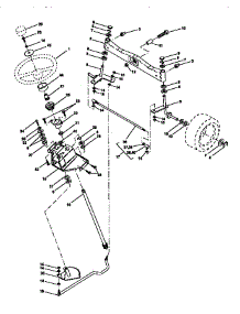 Steering Assembly parts for Craftsman Front-Engine Lawn Tractor 917273320 from AppliancePartsPros.com