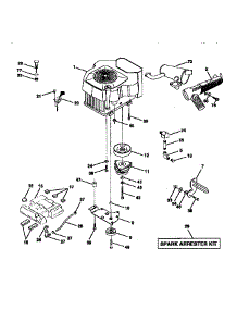 Engine parts for Craftsman Front-Engine Lawn Tractor 917273320 from AppliancePartsPros.com