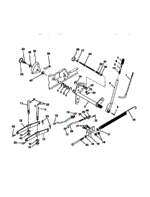 Lift Assembly parts for Craftsman Front-Engine Lawn Tractor 917273320 from AppliancePartsPros.com