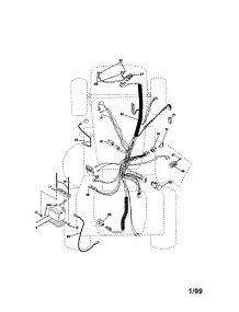 Electrical parts for Craftsman Front-Engine Lawn Tractor 917273321 from AppliancePartsPros.com