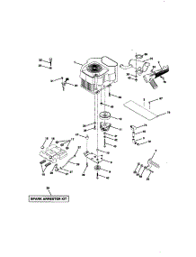 Engine parts for Craftsman Front-Engine Lawn Tractor 917273321 from AppliancePartsPros.com