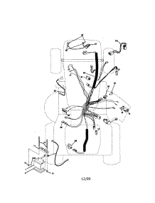 Electrical parts for Craftsman Front-Engine Lawn Tractor 917273322 from AppliancePartsPros.com