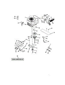 Engine parts for Craftsman Front-Engine Lawn Tractor 917273322 from AppliancePartsPros.com