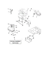 Engine parts for Craftsman Front-Engine Lawn Tractor 917273350 from AppliancePartsPros.com