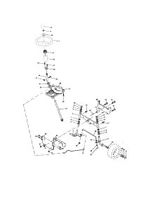 Steering Assembly parts for Craftsman Front-Engine Lawn Tractor 917273353 from AppliancePartsPros.com