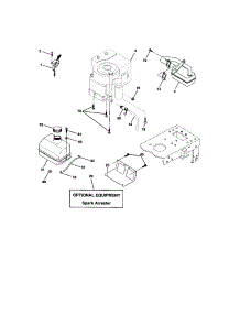 Engine parts for Craftsman Front-Engine Lawn Tractor 917273360 from AppliancePartsPros.com