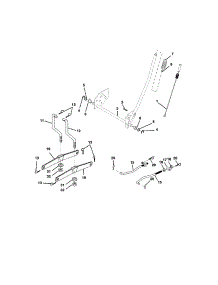 Lift Assembly parts for Craftsman Front-Engine Lawn Tractor 917273360 from AppliancePartsPros.com