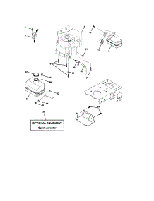 Engine parts for Craftsman Front-Engine Lawn Tractor 917273370 from AppliancePartsPros.com