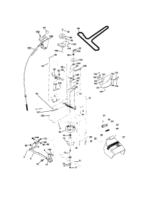 Mower Deck parts for Craftsman Front-Engine Lawn Tractor 917273372 from AppliancePartsPros.com