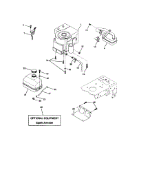 Engine parts for Craftsman Front-Engine Lawn Tractor 917273374 from AppliancePartsPros.com