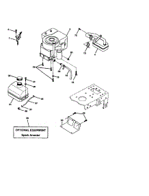 Engine parts for Craftsman Front-Engine Lawn Tractor 917273380 from AppliancePartsPros.com