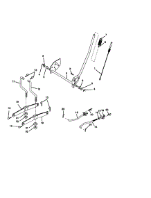 Lift Assembly parts for Craftsman Front-Engine Lawn Tractor 917273380 from AppliancePartsPros.com