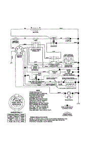 Schematic parts for Craftsman Front-Engine Lawn Tractor 917273380 from AppliancePartsPros.com