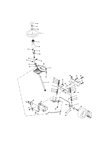Steering Assembly parts for Craftsman Front-Engine Lawn Tractor 917273383 from AppliancePartsPros.com