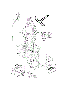 Mower Deck parts for Craftsman Front-Engine Lawn Tractor 917273390 from AppliancePartsPros.com