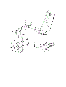 Mower Lift parts for Craftsman Front-Engine Lawn Tractor 917273391 from AppliancePartsPros.com
