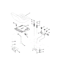 Seat Assembly parts for Craftsman Front-Engine Lawn Tractor 917273392 from AppliancePartsPros.com