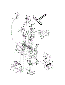 Mower Deck parts for Craftsman Front-Engine Lawn Tractor 917273398 from AppliancePartsPros.com