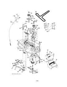Mower Deck parts for Craftsman Front-Engine Lawn Tractor 917273400 from AppliancePartsPros.com