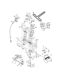Mower Deck parts for Craftsman Front-Engine Lawn Tractor 917273401 from AppliancePartsPros.com