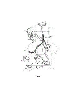 Electrical parts for Craftsman Front-Engine Lawn Tractor 917273402 from AppliancePartsPros.com