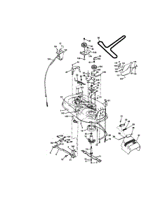 Mower Deck parts for Craftsman Front-Engine Lawn Tractor 917273402 from AppliancePartsPros.com