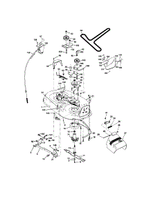 Mower Deck parts for Craftsman Front-Engine Lawn Tractor 917273403 from AppliancePartsPros.com