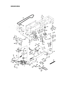 Ground Drive parts for Craftsman Front-Engine Lawn Tractor 917273421 from AppliancePartsPros.com
