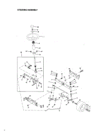 Steering Assembly parts for Craftsman Front-Engine Lawn Tractor 917273421 from AppliancePartsPros.com