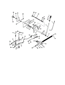 Lift Assembly parts for Craftsman Front-Engine Lawn Tractor 9172734401 from AppliancePartsPros.com