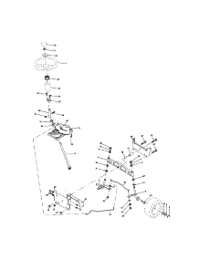Steering parts for Craftsman Front-Engine Lawn Tractor 917273451 from AppliancePartsPros.com