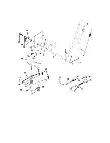 Lift Assembly parts for Craftsman Front-Engine Lawn Tractor 917273471 from AppliancePartsPros.com
