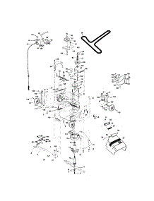 Mower Deck parts for Craftsman Front-Engine Lawn Tractor 917273471 from AppliancePartsPros.com