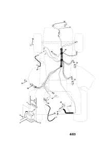 Electrical parts for Craftsman Front-Engine Lawn Tractor 917273481 from AppliancePartsPros.com